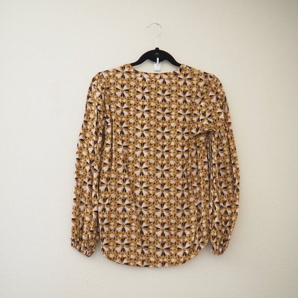 Soyaconcept Golden Yellow Long Sleeve Blouse sz xs - Picture 5 of 5